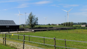 Zicht Karnemelksesteeg (voormalige ijsbaan)